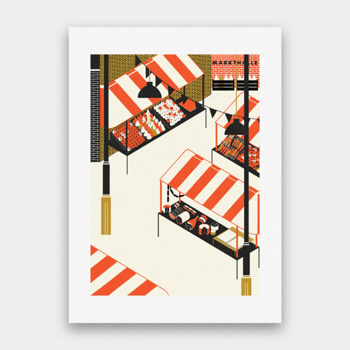 Markthalle - A4 print
